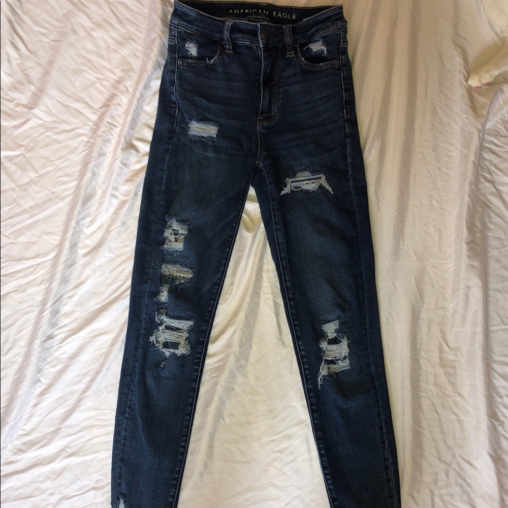 American eagle super high rise jegging